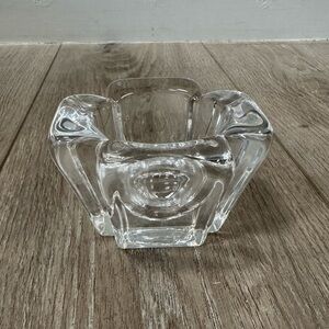 Vintage Orrefors‎ Sweden Glass Lead Crystal Candleholder